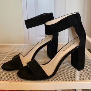 Jeffrey Campbell block heel suede